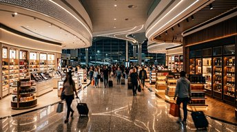 Duty-free and travel retail display fixtures